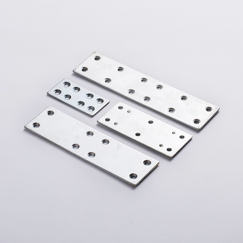 平面铁角码 家具橱柜五金配件连接紧固件镀锌加厚铁平面角铁挂码