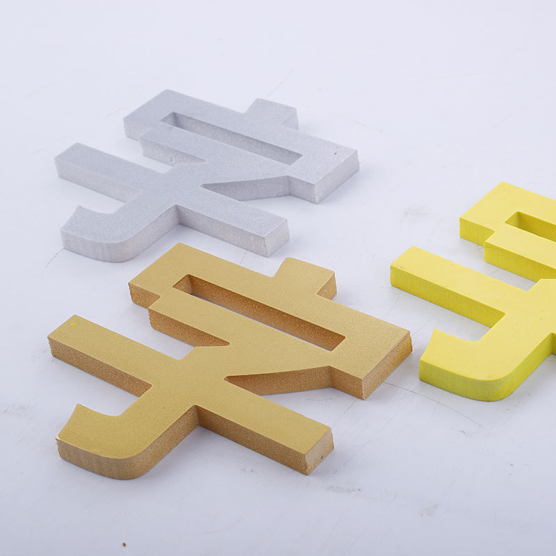 厂家直销雪弗字pvc字亚克力字门头招牌广告字背景墙形象墙水晶字