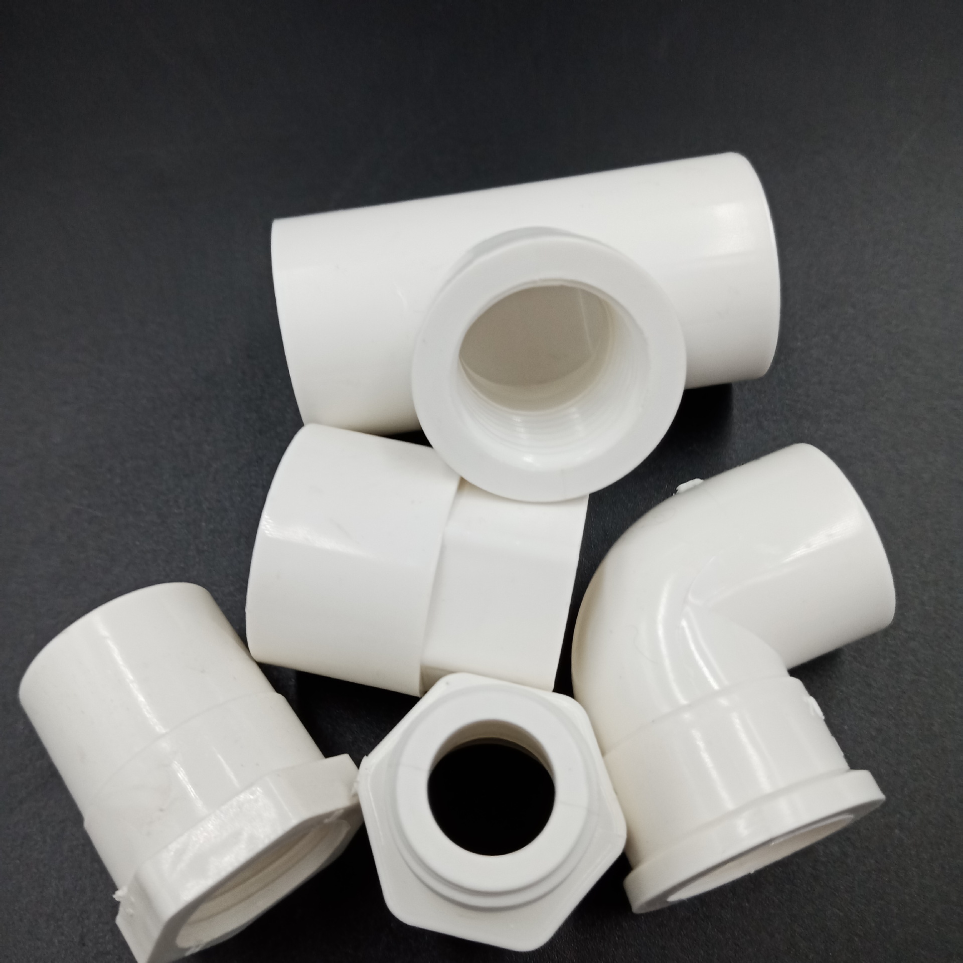 塑料内丝内牙三通厂家 家装pvc塑料给水配件 内螺纹三通管批发