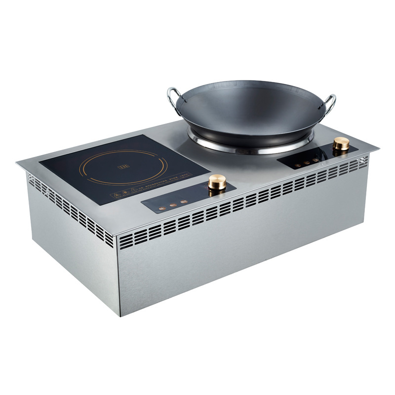 鼎龙鼎大师嵌入台式平凹组合电磁炉合金旋钮开关9档360度火力调节