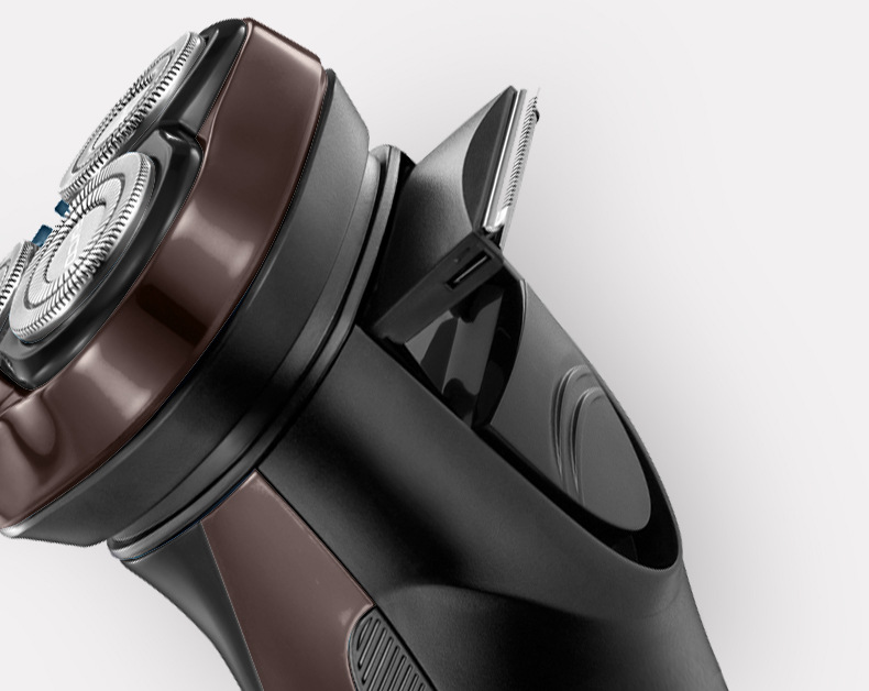 飞科官方旗舰店剃须刀充电式刮胡刀全身水洗液晶显示剃须刀