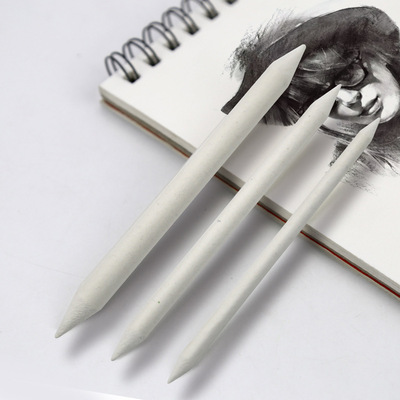 素描揉擦纸笔涂抹笔 宣纸擦笔素描专用纸擦笔 素描修正笔3支装