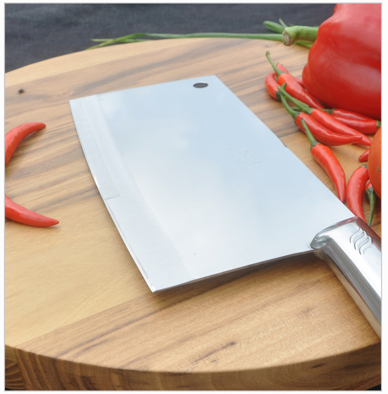 切片刀 钢锋斩切两用刀厨房刀具家用菜刀 不锈钢切肉片刀厂家批发