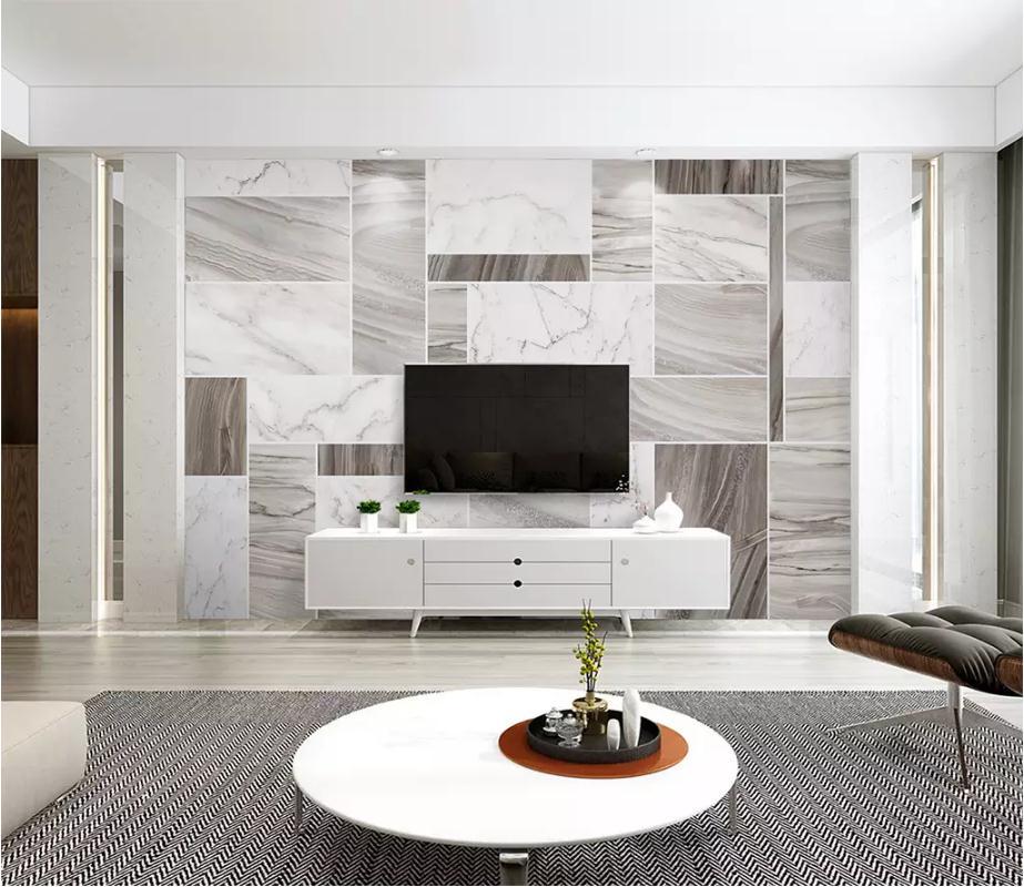 通过"减法设计"在家居电视沙发背景墙样式上的现代表现,将现代都市