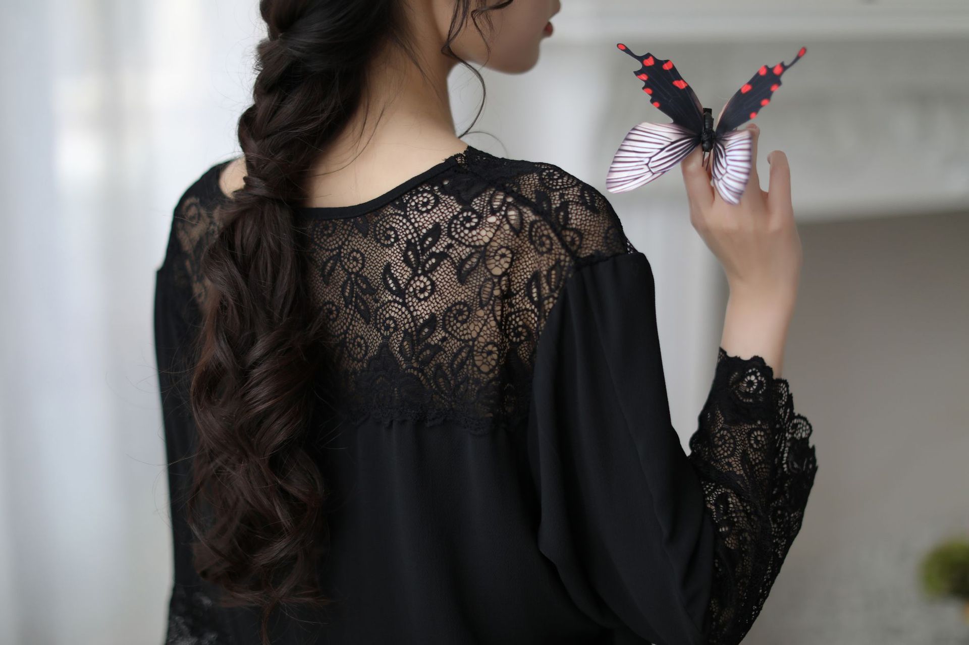 新款情趣内衣女士性感蕾丝花边系带丝滑睡衣透视套装厂家直销-阿里巴