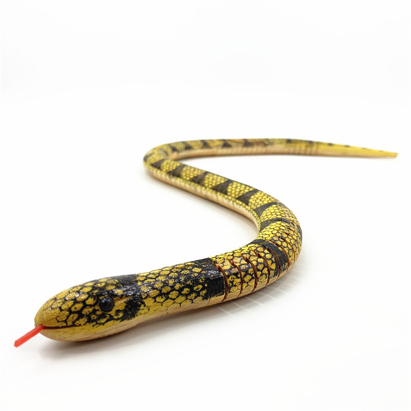 木蛇70cm圆头蛇景区热卖仿真动物模型木头蛇仿真蛇热销工艺品批发