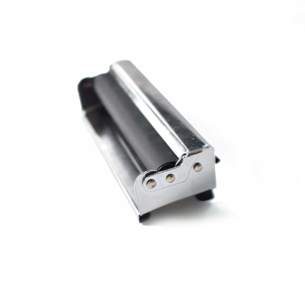 源头厂家70mm便携式金属带盖卷烟器 手动diy手卷机老式旱烟卷烟机