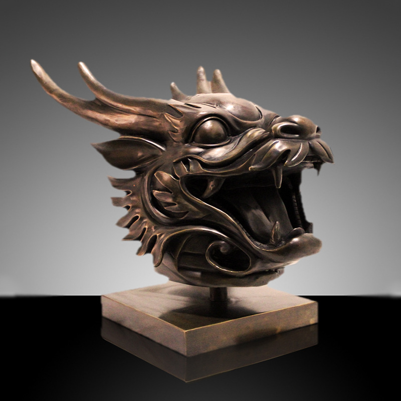 厂家铸造纯铜圆明园十二生肖兽首摆件铸铜兽首喷泉工艺品装饰定制