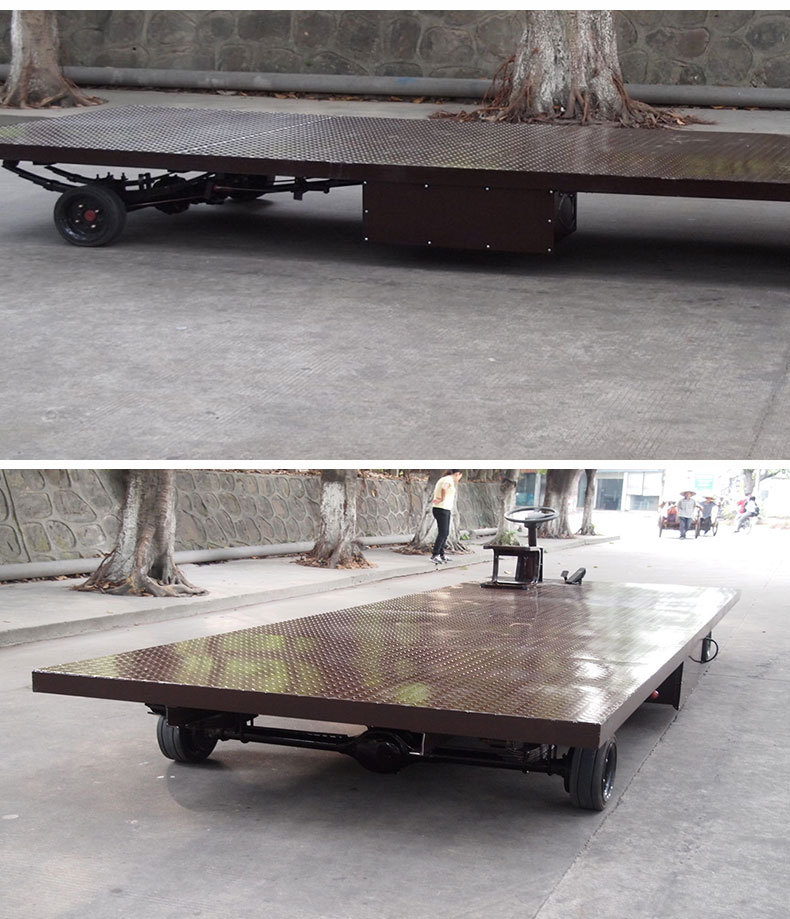 电动平板车 可遥控驾驶 重载电动载货车 支持定制 平板车厂家