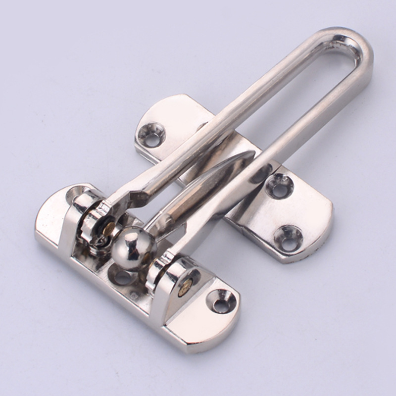 宾馆锌合金中号防盗扣 酒店插销反锁扣卧室房门防盗安全门扣