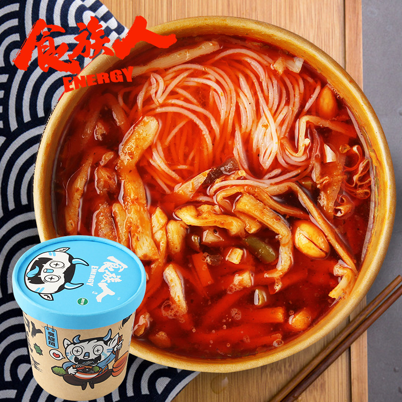 食族人柳州螺蛳粉202g方便面泡面酸辣味速食米粉米线户外休闲食品