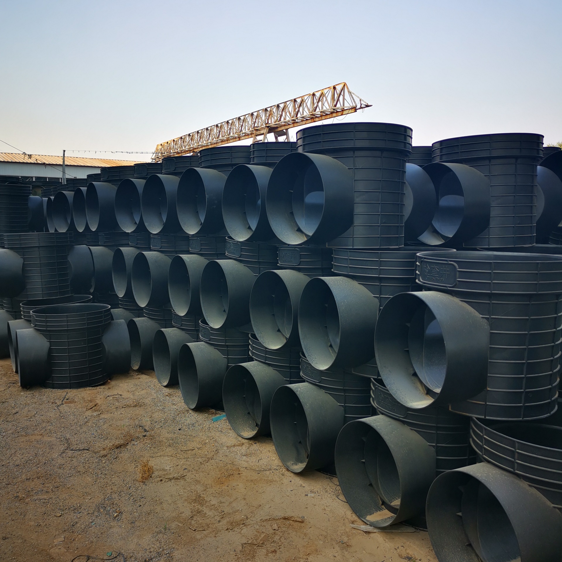 塑料检查井 pe雨水井溜槽起始井三通井座 1000沉泥井700污水井