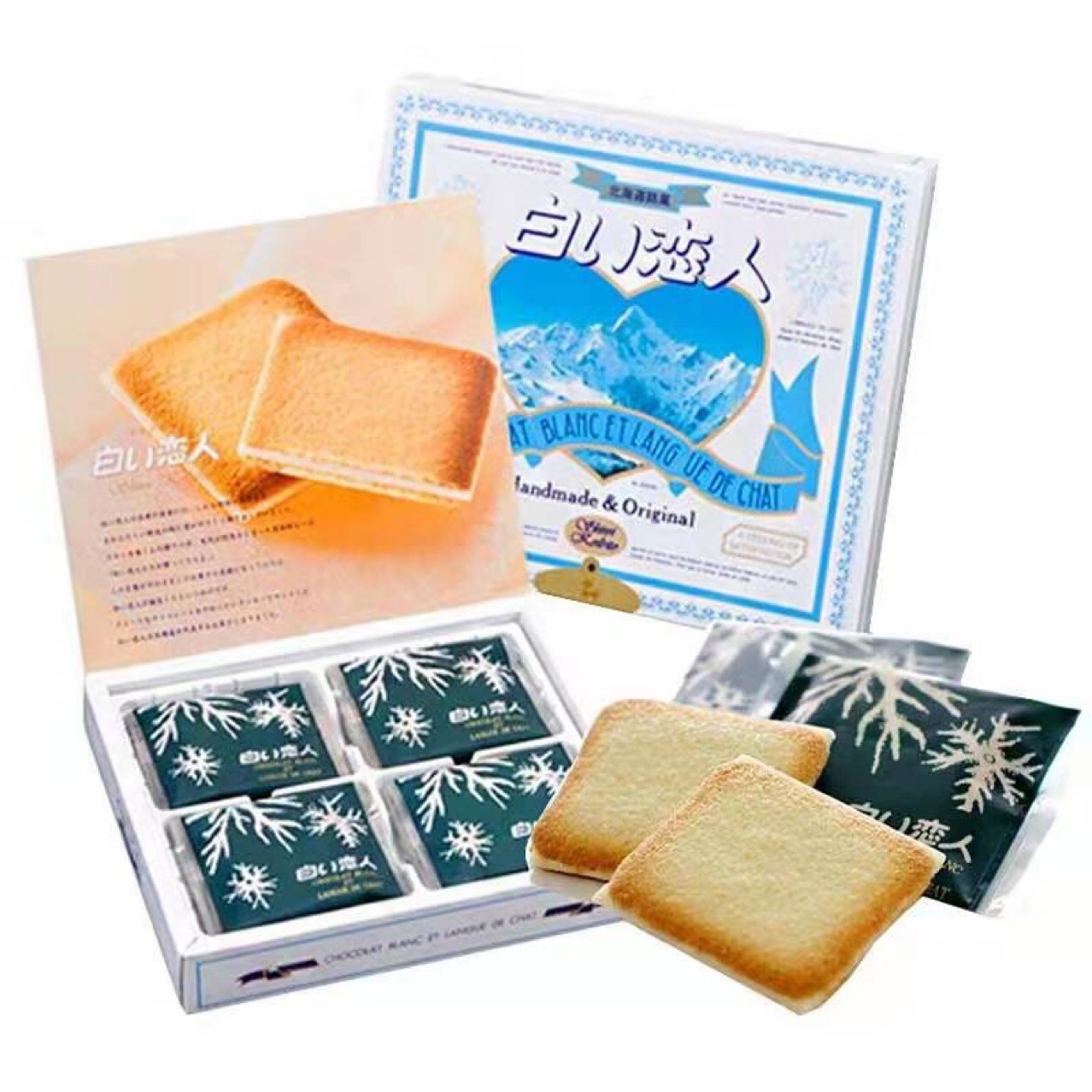 白巧克力热卖月份三月,全年口味白色恋人包装规格白色恋人9枚装(白巧)