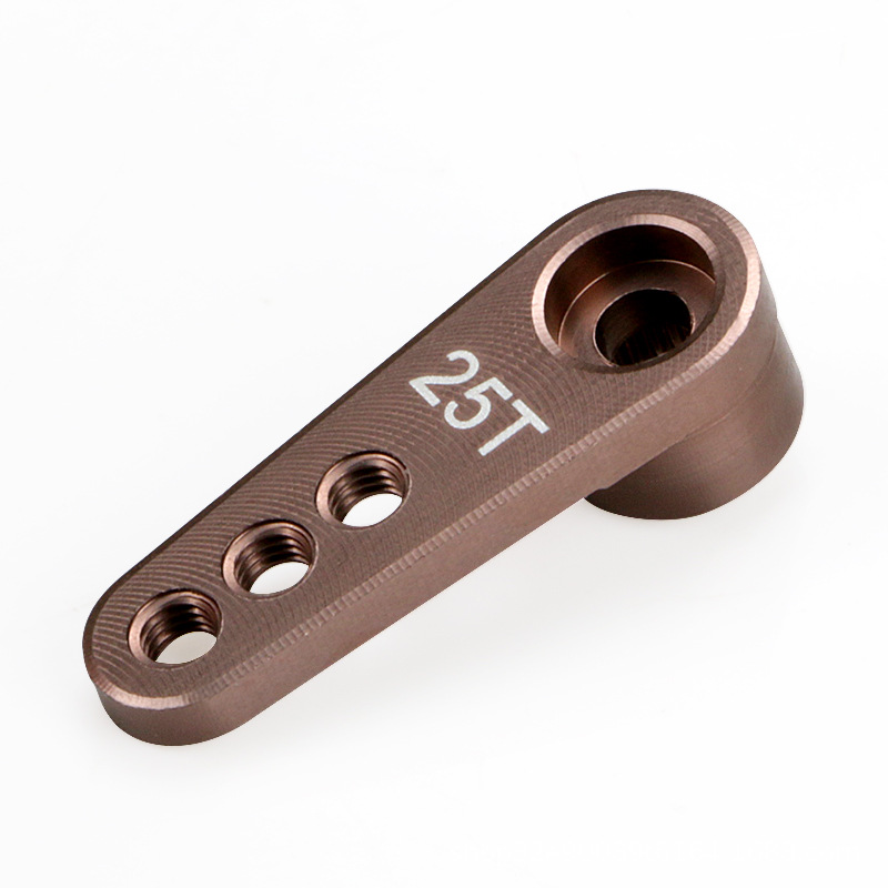 攀爬车25t转向摆臂futaba jx mg995 996标准数字舵机铝合金属摆臂