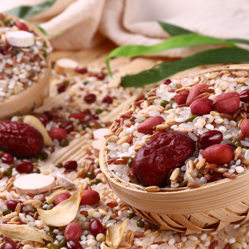 三顷粮五谷杂粮粥散装八宝粥米粥店原料25kg袋装 早餐营养粥