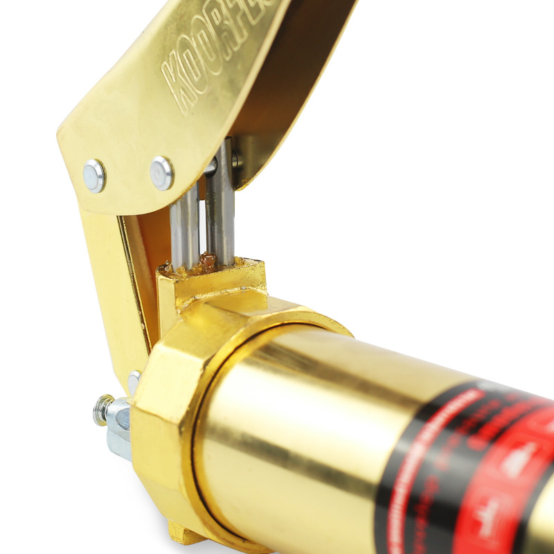 手动双压杆黄油枪双活塞牛油枪900cc注油枪工业挖机叉车黄油枪