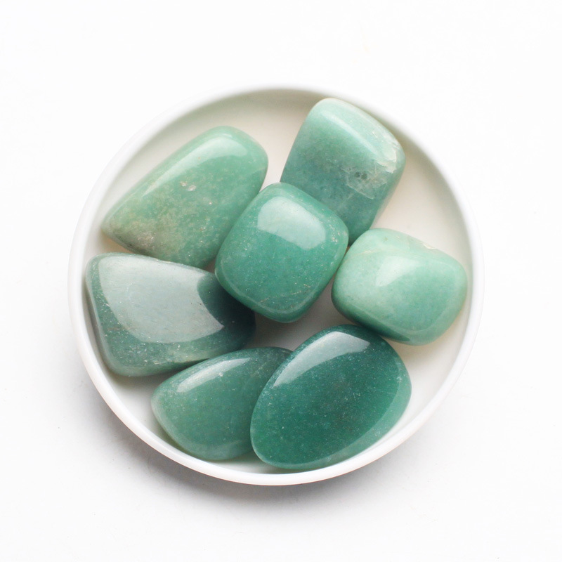 安居水晶原石天然绿东陵玉碎石摆件大颗粒鱼缸石能量石水晶