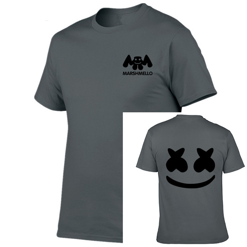 dj电音棉花糖同款短袖t恤marshmello摇滚周边男女同款一件代发