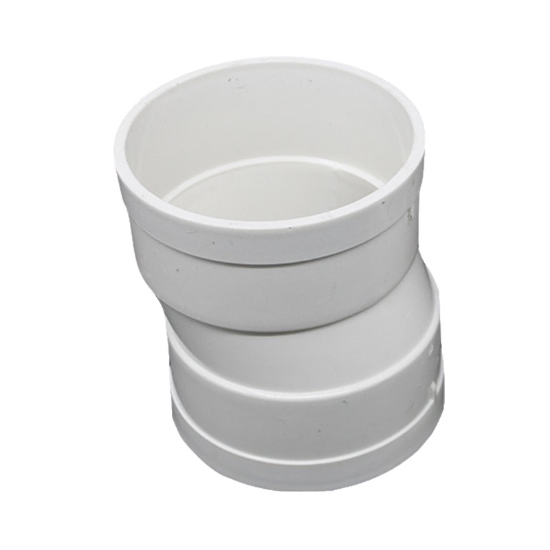 pvc偏置直接 110pvc排水管件预埋接头直通弯头单双承插管箍下水管