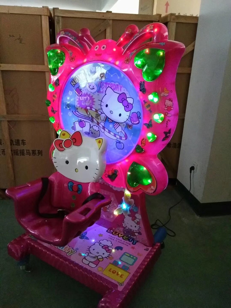 超市门口儿童电动投币摩天轮摇摇车kt摩天轮摇摆机商用扫码摇摇机