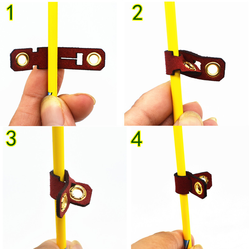 鸟脚环不伤脚八哥鹦鹉脚扣开口环活扣牛伯劳虎皮用绒皮脚套鸟用品