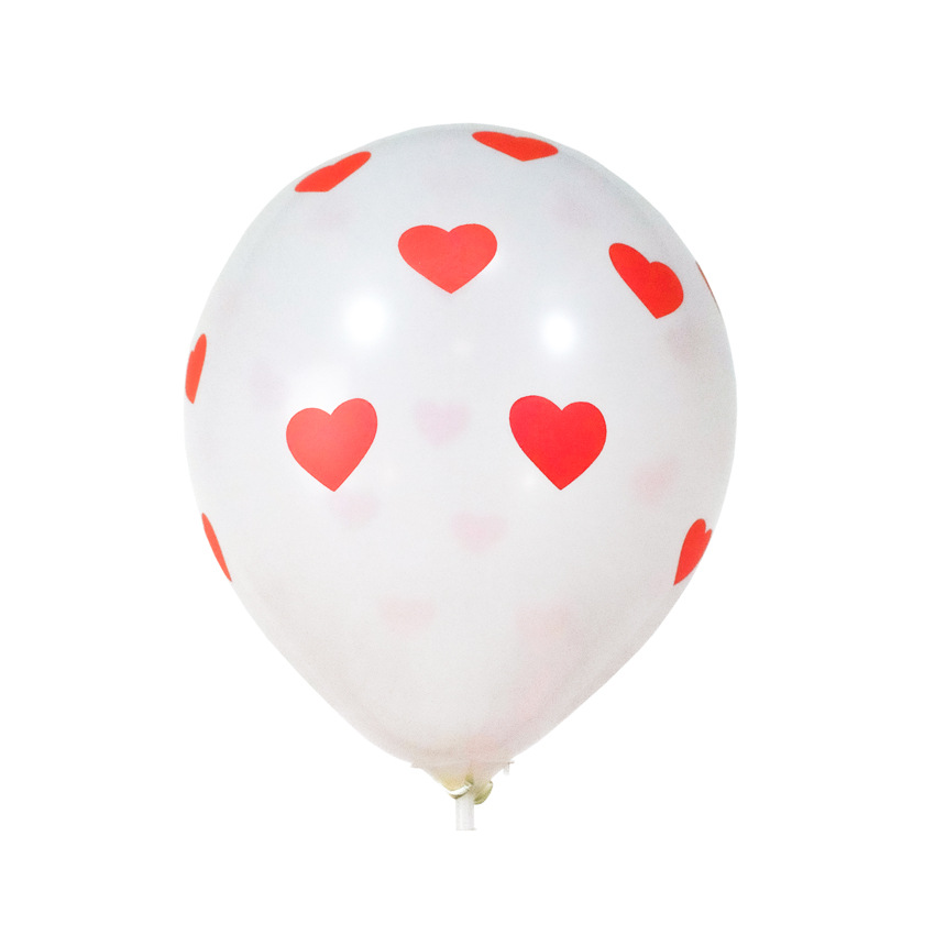 12寸爱心波点气球 糖果色加厚乳胶气球婚房婚礼气氛装饰气球-阿里巴巴