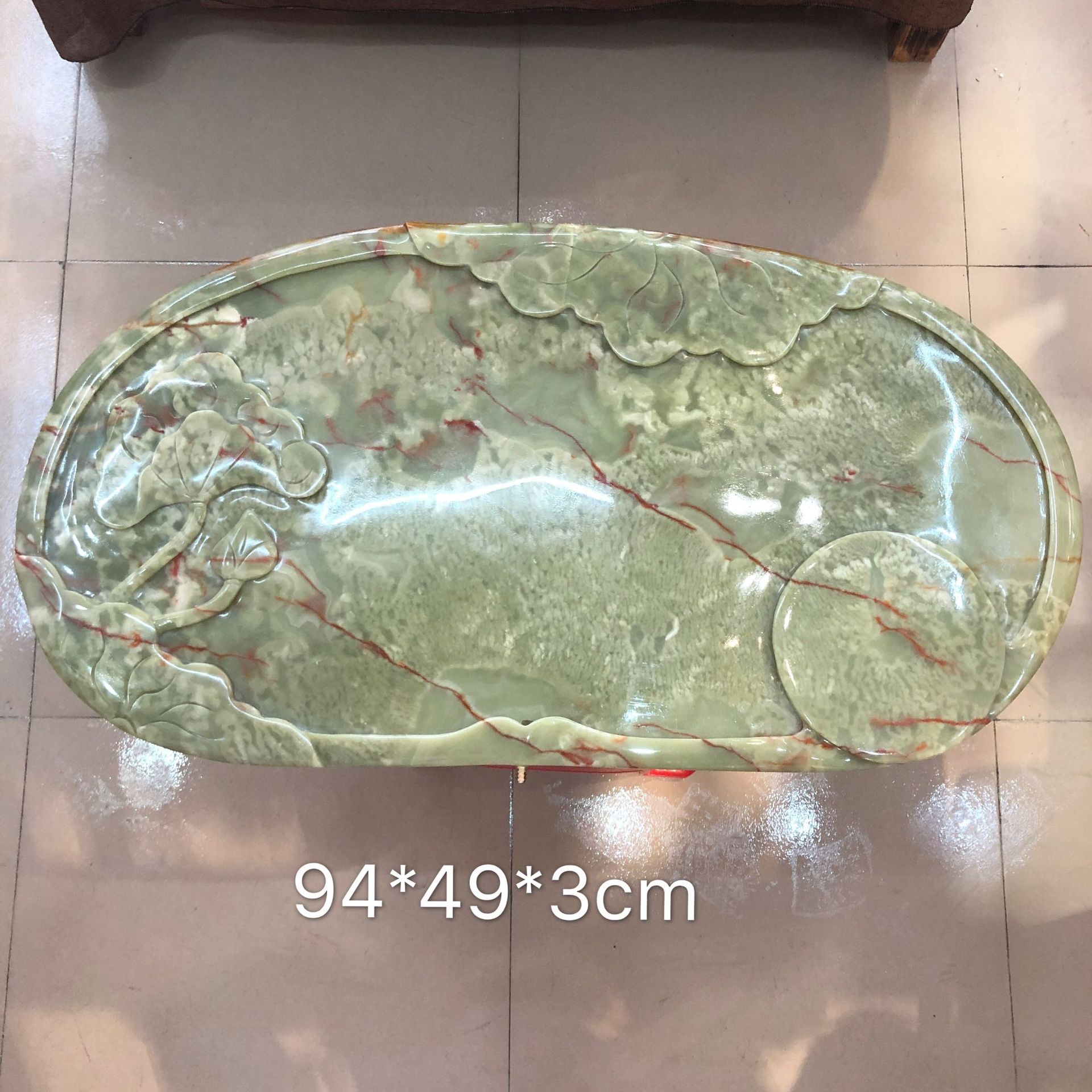 bzhao宝兆 玉石茶盘功茶台夫茶具套装天然阿富汗石头茶台家用客厅