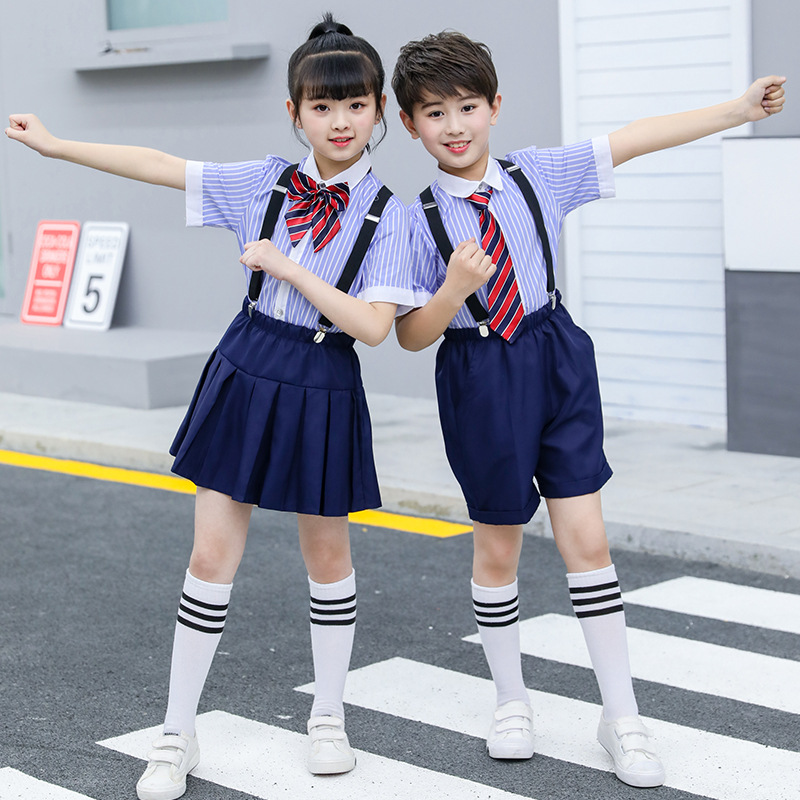 六一儿童演出服背带裙中小学生合唱团朗诵表演服幼儿园男女童校服