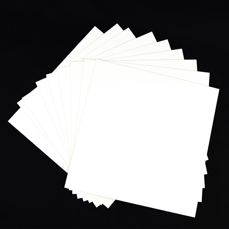 白卡纸加厚硬手工双面卡纸白色卡纸正方形手工卡纸美术纸缠花