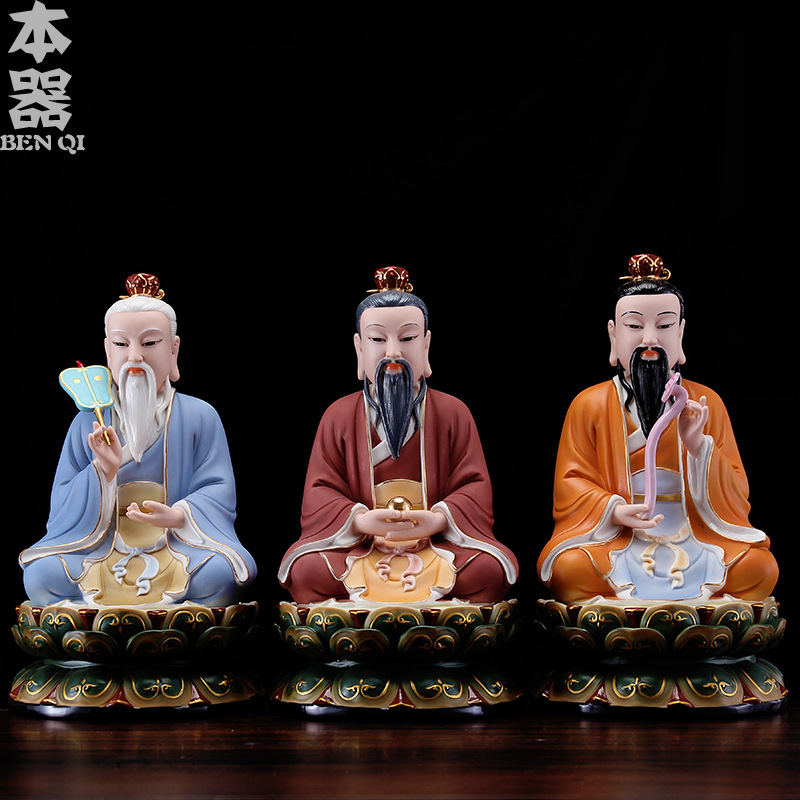 玻璃钢太上老君神像三清祖师石雕太上老君图片神像 三清道祖 三清神像