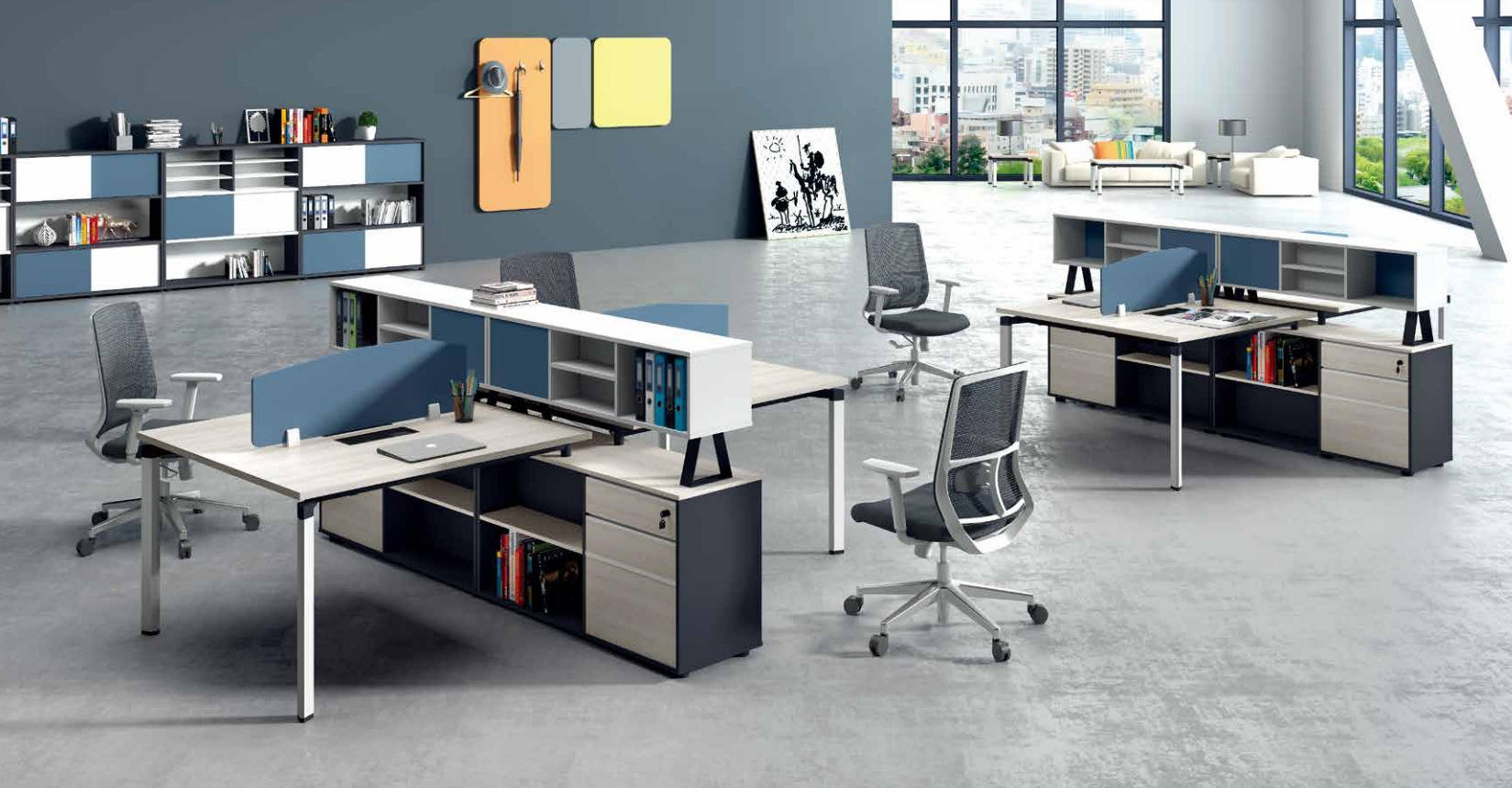 办公家具室内布局设计方案分享