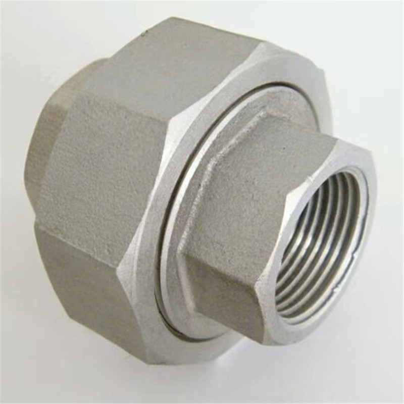 直销碳钢20# 活结头 由壬 内螺纹热镀锌 1寸 3000lb asmeb16.11