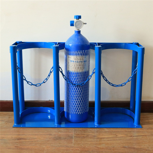 专用固定气瓶支架40l氧气瓶罐固定架钢瓶存放架固定架子安全放置
