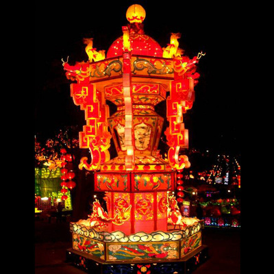 义乌大型户外花灯灯笼创意民俗彩灯春季装饰灯定制化工厂货源公司