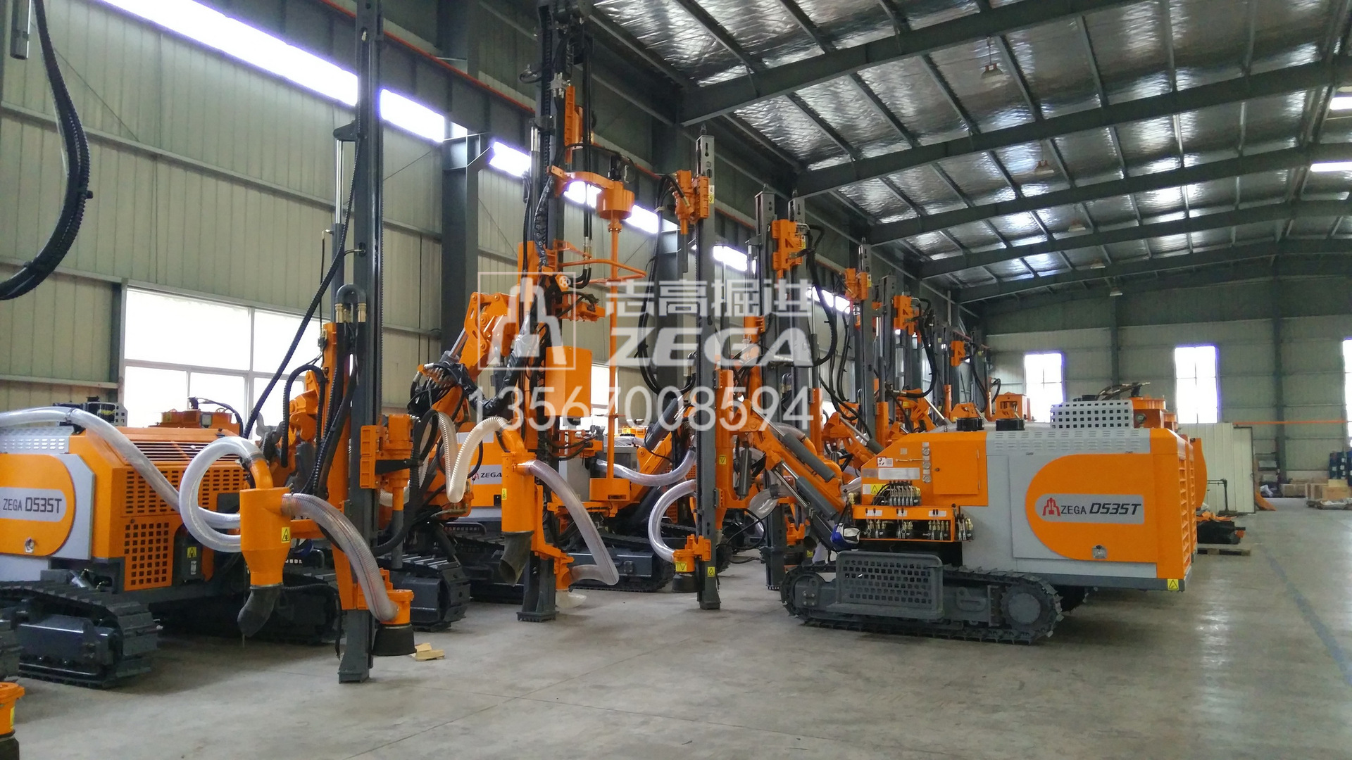 柴电两用志高420s履带式深基坑锚固钻机 志高潜孔钻机 潜孔钻车