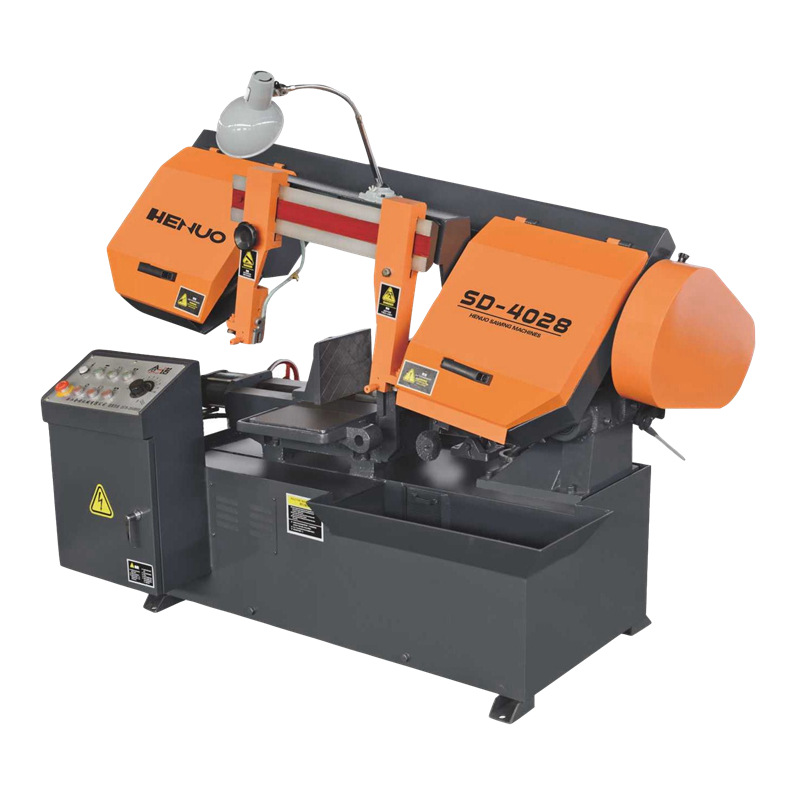 g4028带锯床液压半自动剪刀式金属切割锯床小型铝型材切钢筋锯床