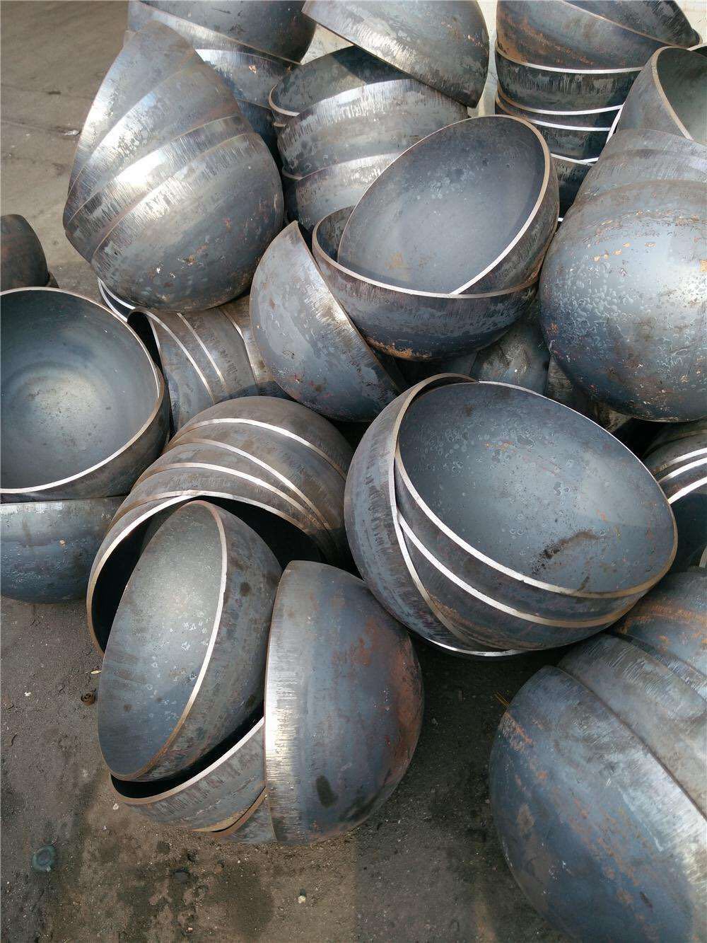 封头碳钢球形 半球形封头a3钢球形封头批发 碳钢半球厂家直供