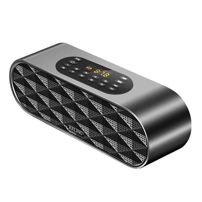 科凌f4双喇叭点歌蓝牙音箱便携u盘可插卡小音响重低音炮微信收款