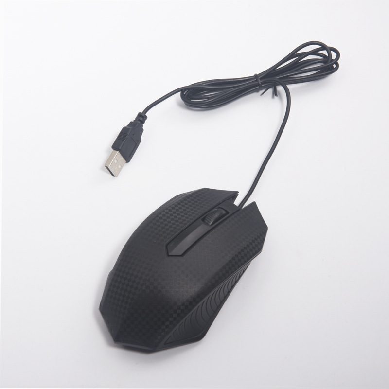 正品光电 微森 w136 黑色usb笔记本家用办公有线鼠标电脑便宜好用