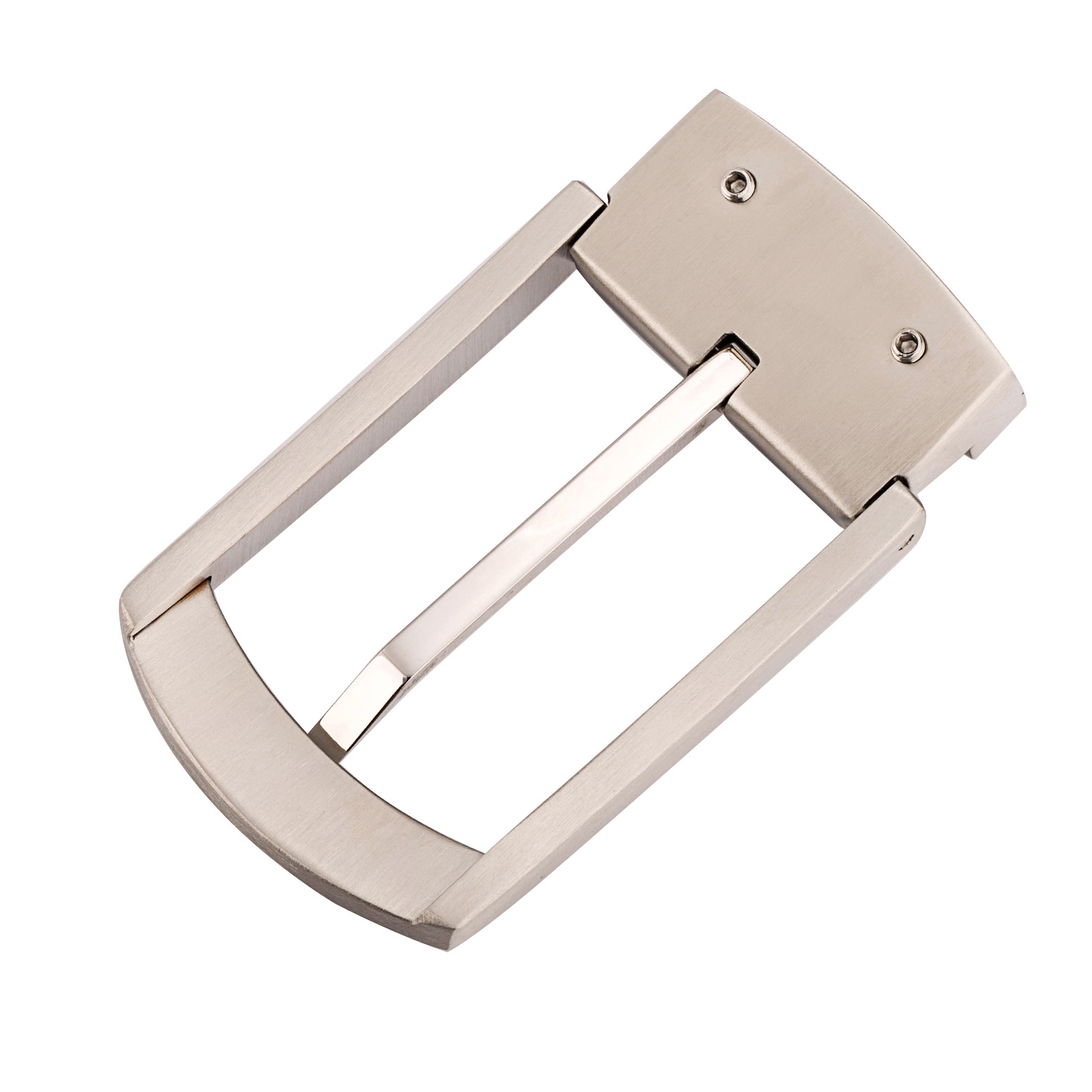 304不锈钢亮面针扣男士皮带扣耐磨钢扣腰带头3.2cm/3.5cm/3.85cm