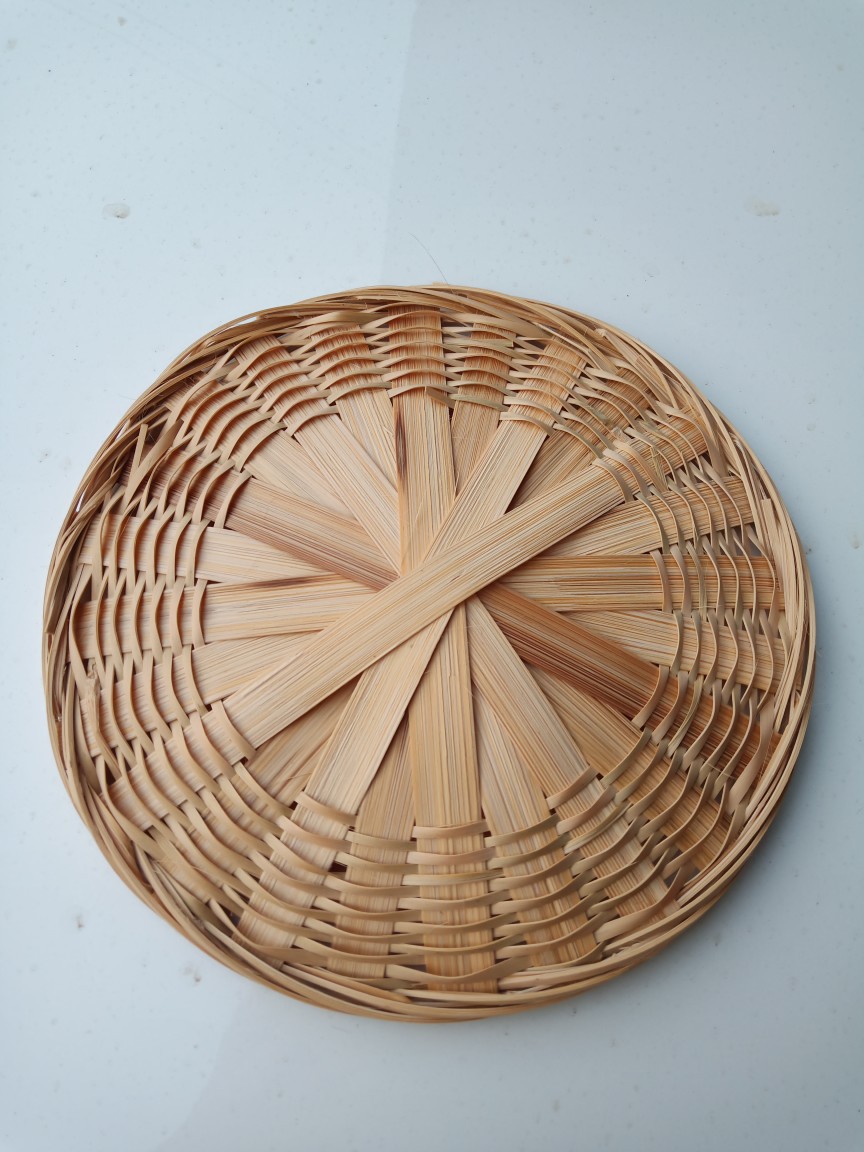 竹编制品竹垫子隔热垫桌面盘子垫工艺品防滑锅垫创意砂锅垫