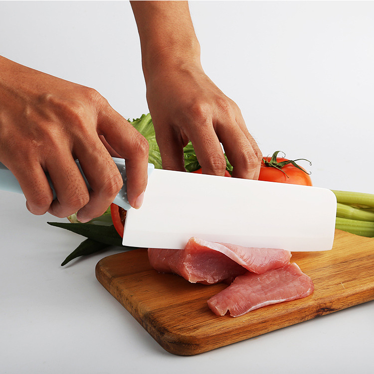 厂家直销7寸氧化锆陶瓷刀切肉切菜刀不串味手柄防滑耐用白刃刀具