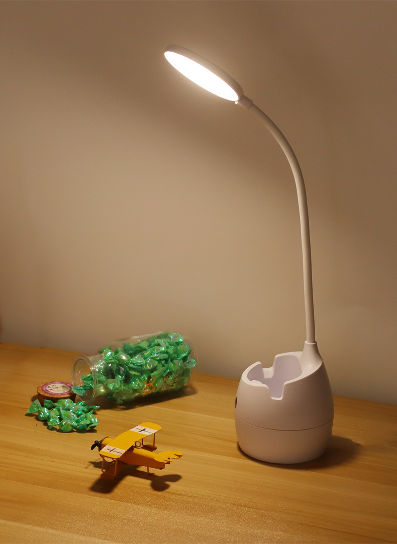 笔筒台灯护眼书桌led笔筒阅读小中大学生充电手机宿舍床头学习灯