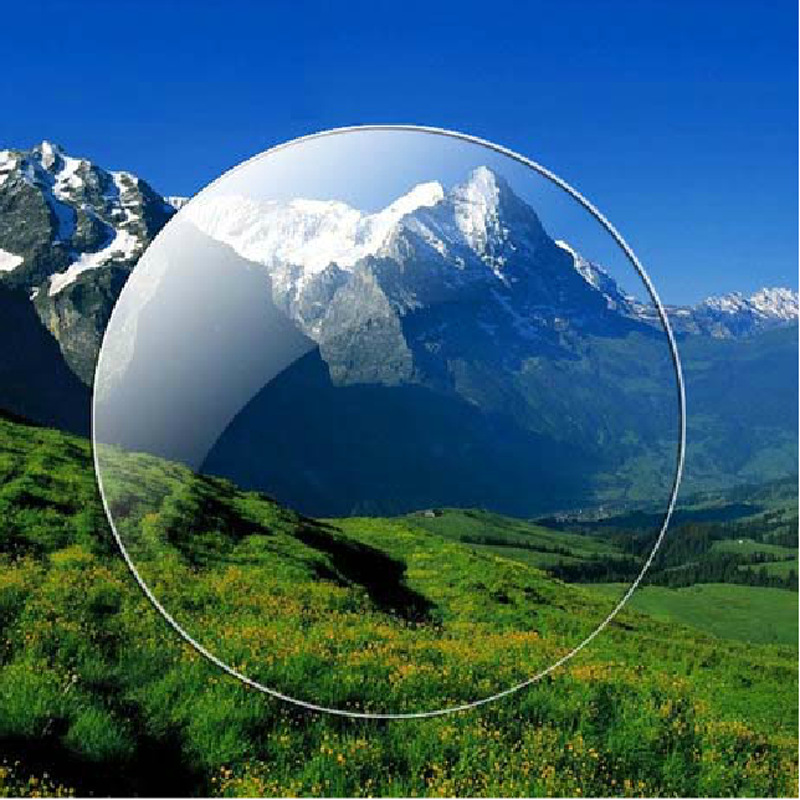 67薄耐磨型非球面树脂镜片1.56 1.61防蓝光变灰网红款 单片不发