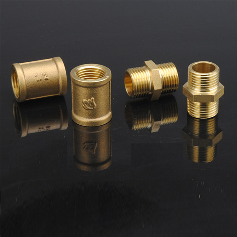 4分黄铜内接 双对丝加厚铜外丝 水管软管接头 水龙头配件管件