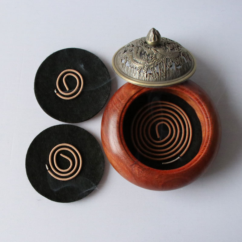 沉檀香炉香道用品用耐高温香炉垫黑色铝箔隔热垫防火棉