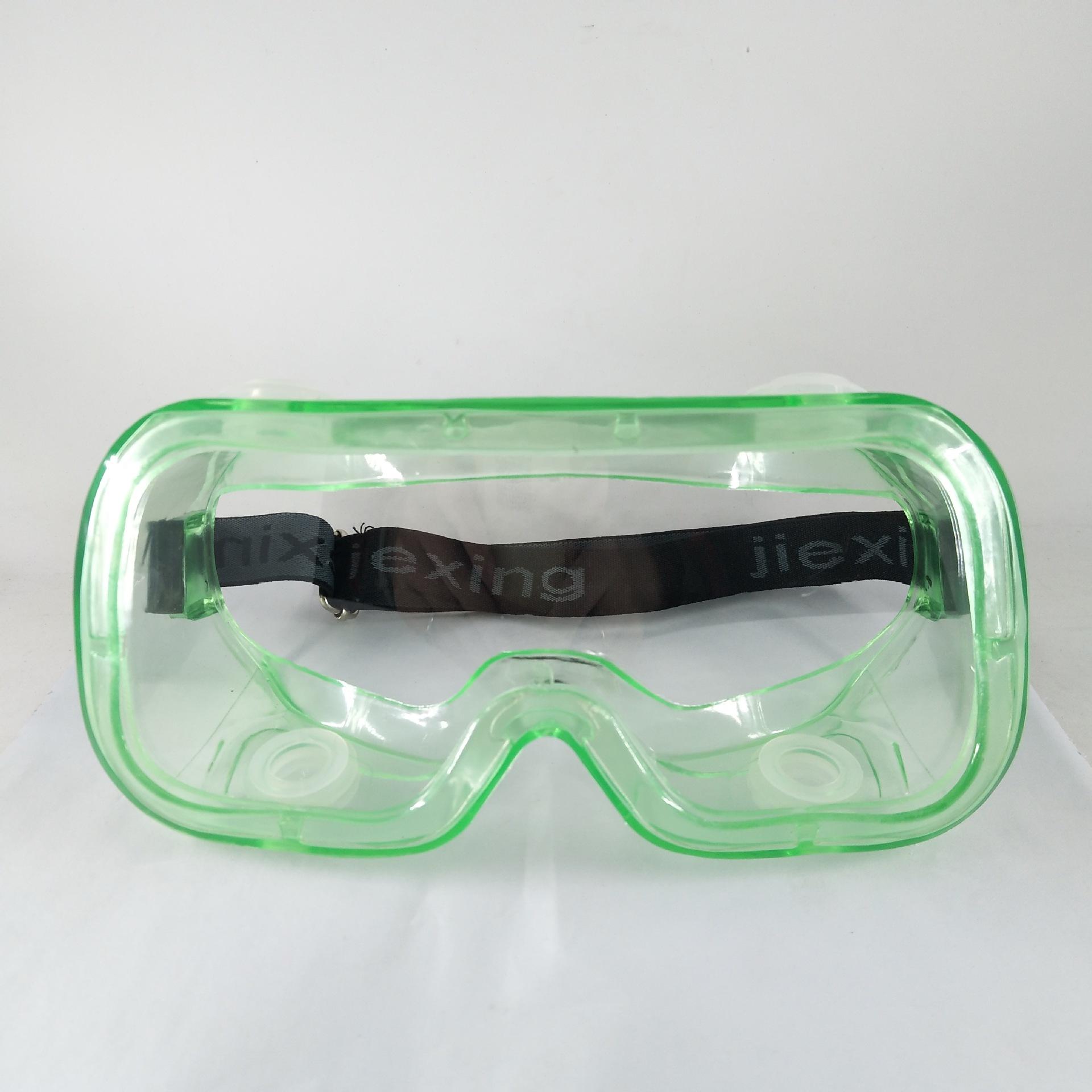 罗卡ef001护目镜劳保防飞溅打磨防雾防风沙尘透明防飞沫防护眼镜-报价