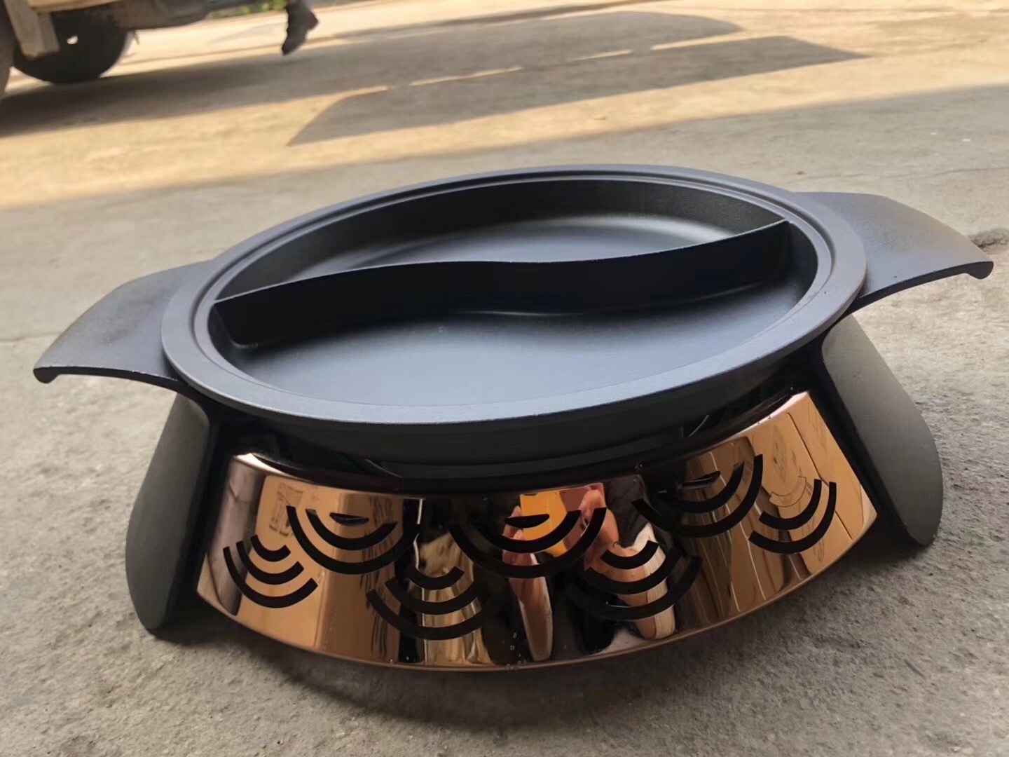 烤鱼炉商用方形木炭酒精烤鱼盘诸葛烤鱼炉海鲜大咖盘小龙虾盘一品