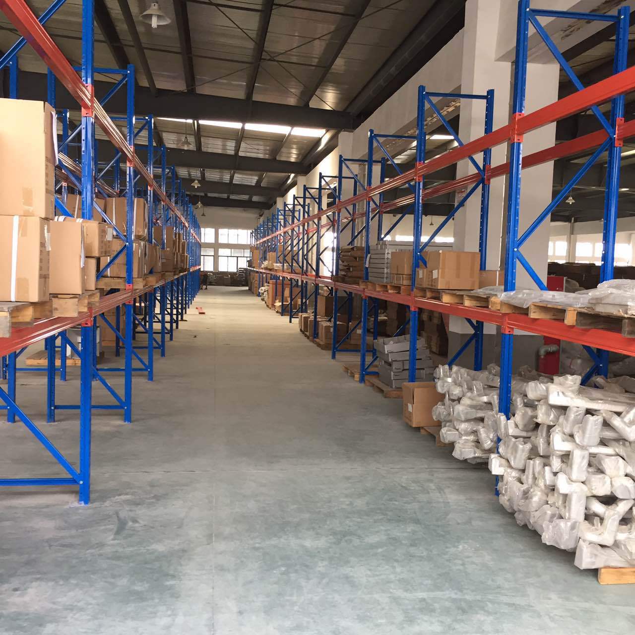 货架批发仓库重型置物架子厂家阁楼平台横梁式中型库房货架06100