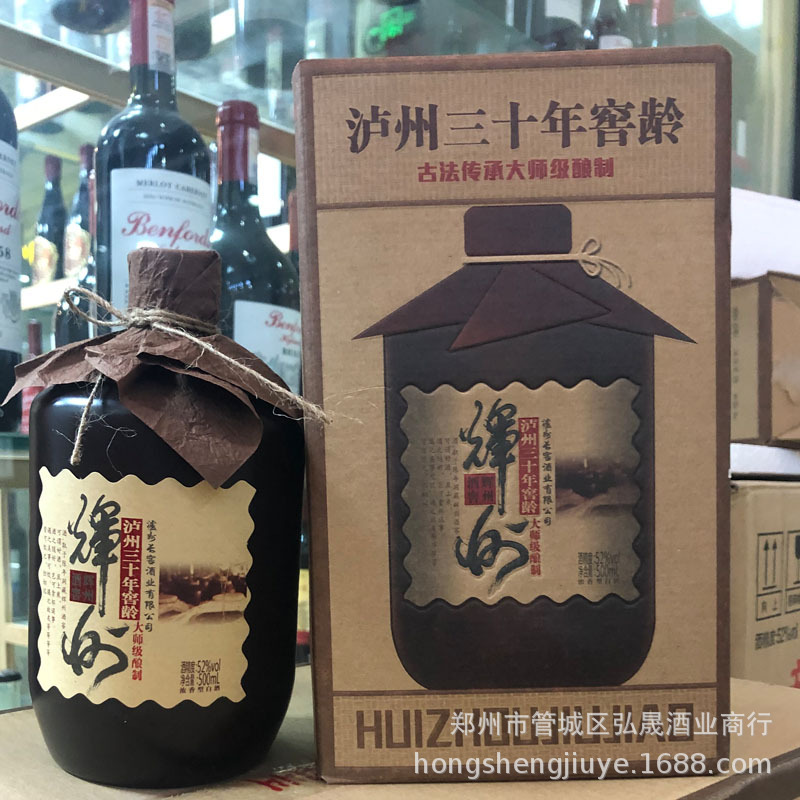 低价白酒三十年窖龄500ML*6瓶 量大从优低价白酒批发52度